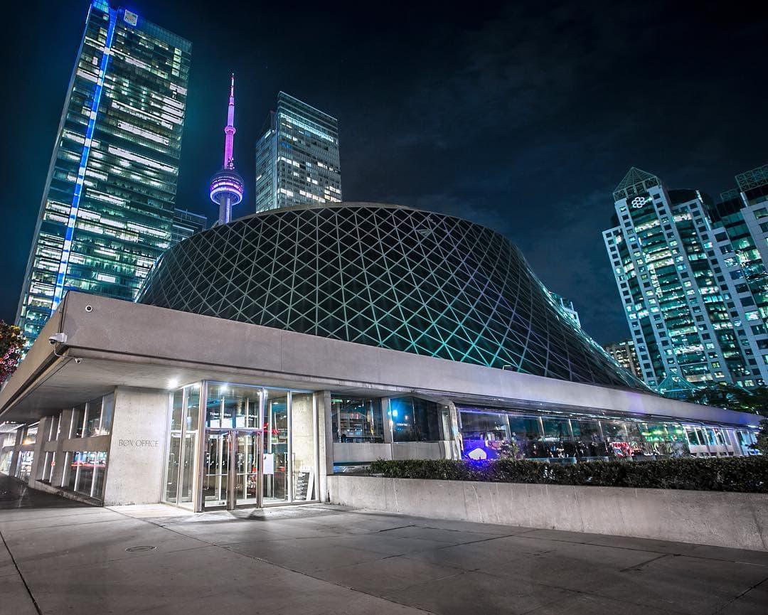 Roy Thomson Hall at night