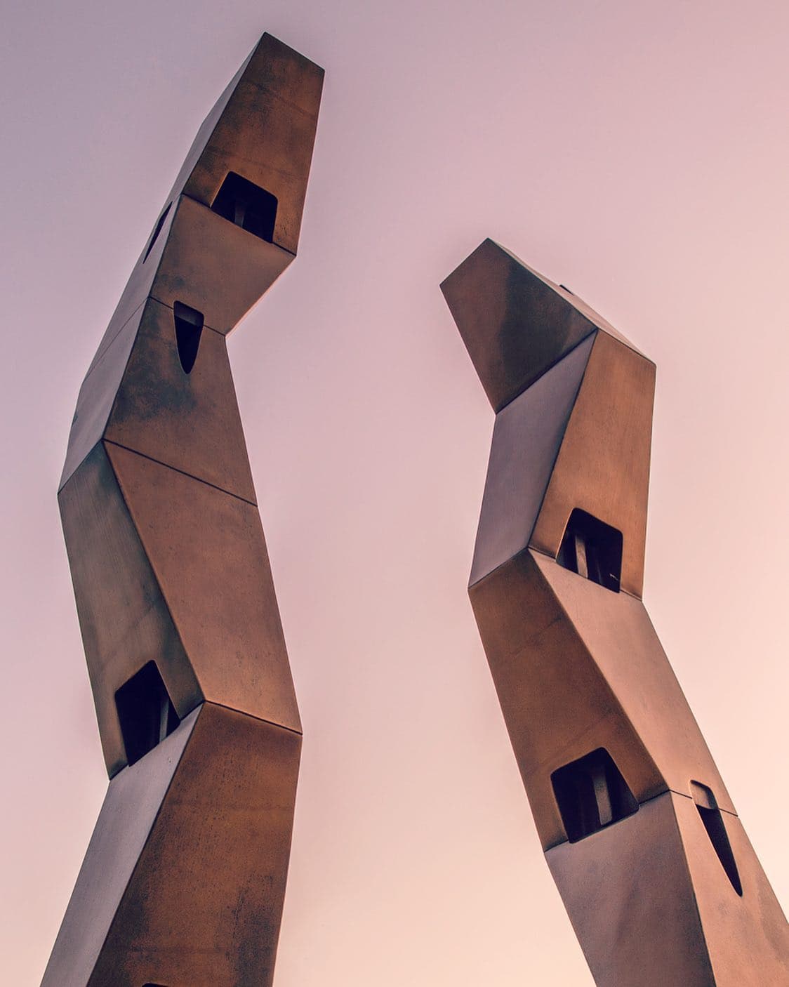 Sculptural facade detail