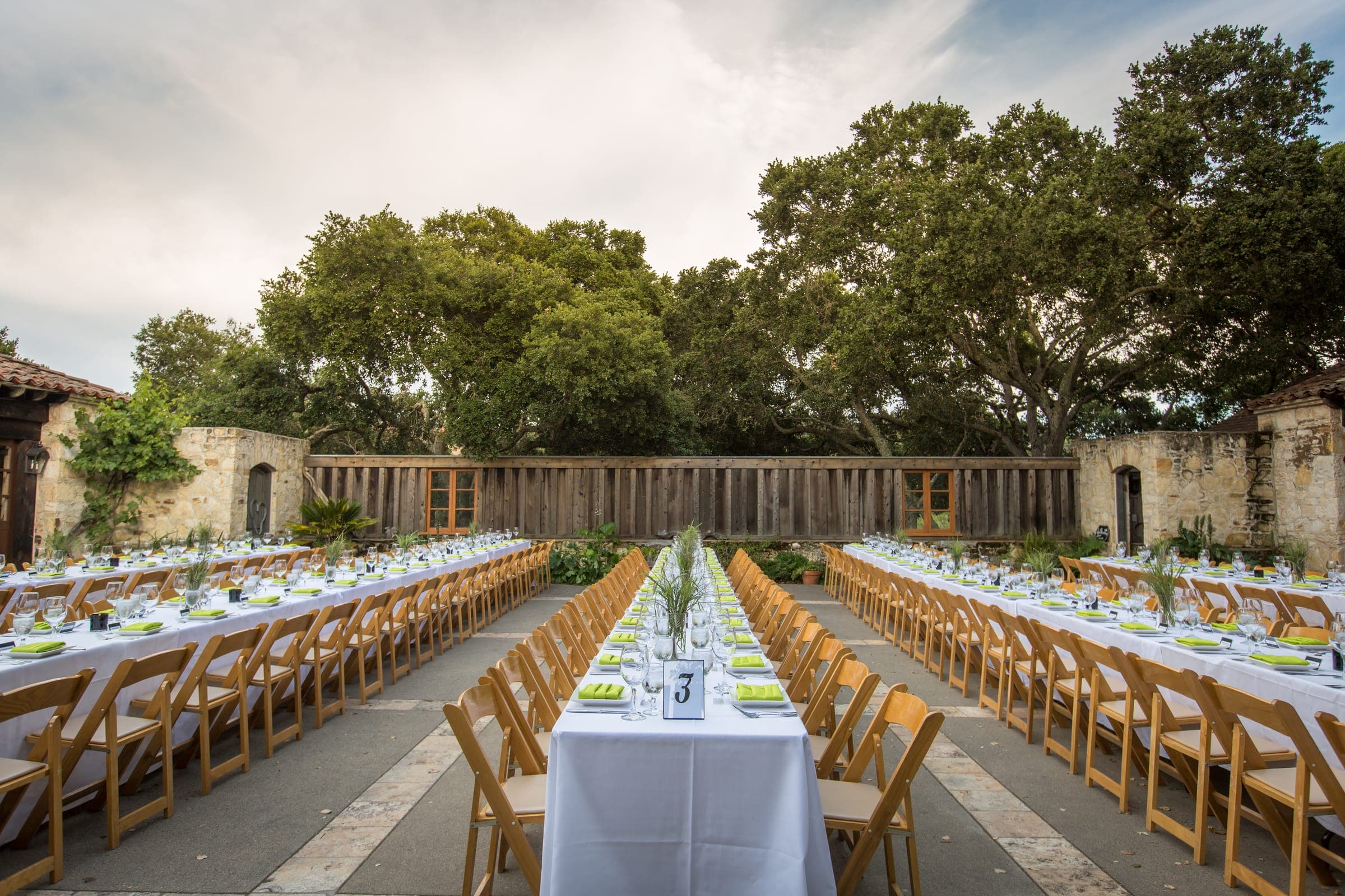 Dinner at dusk, hosted event