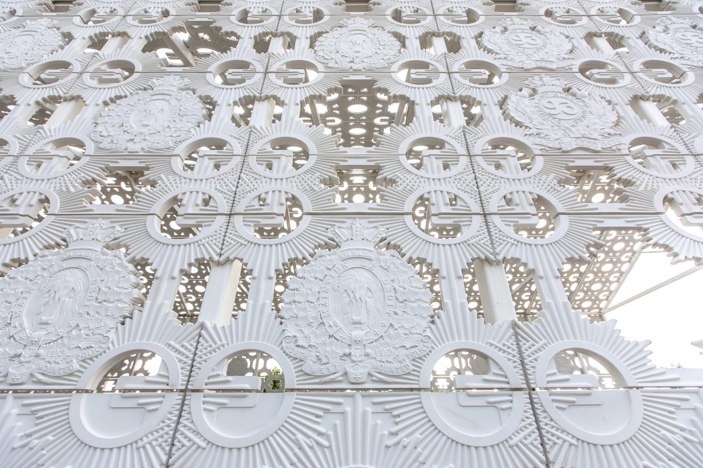 Lattice screen, detail