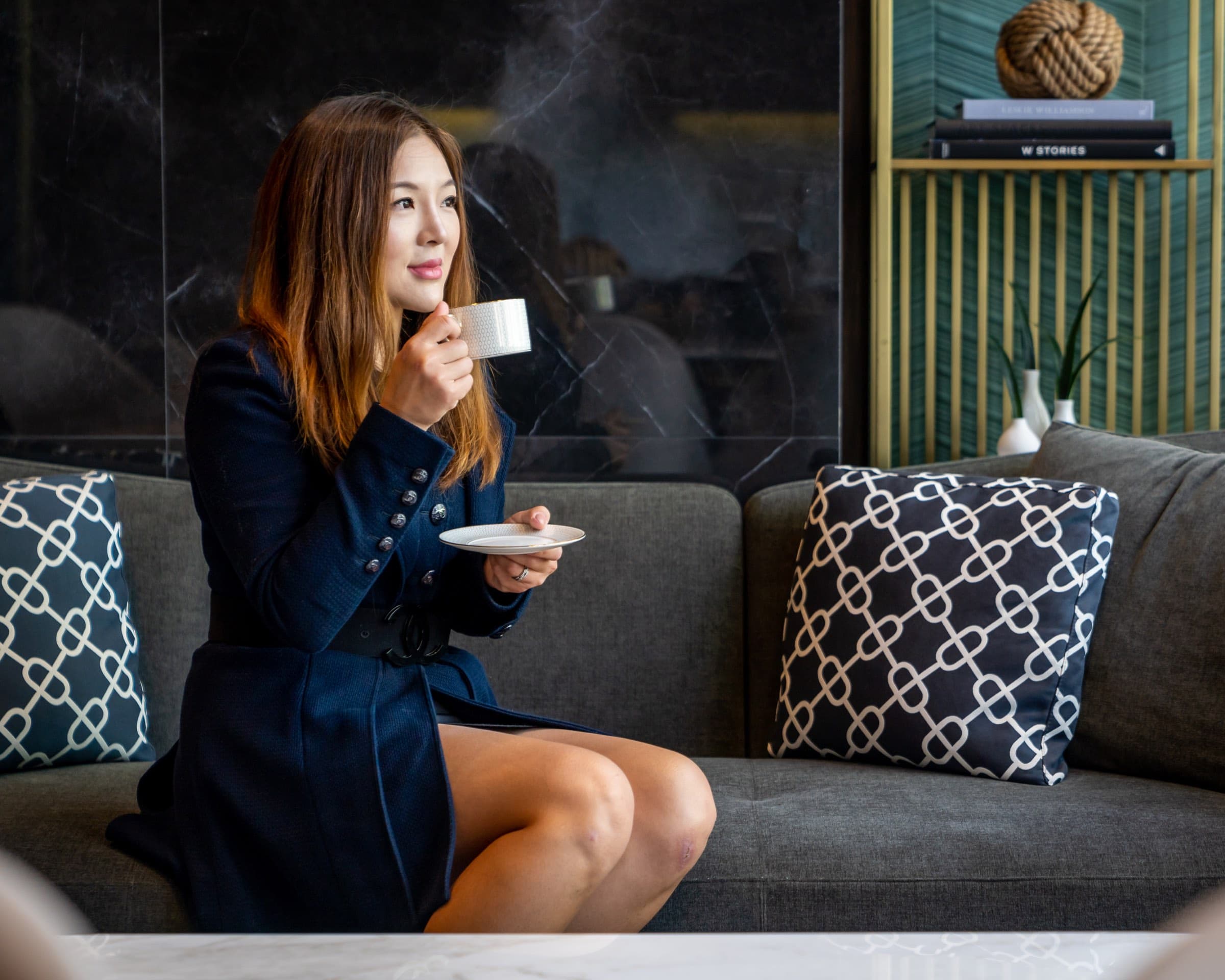 Teacup in the lounge